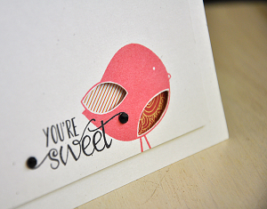You're Sweet Card Detail