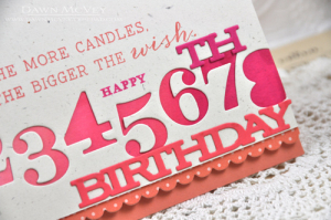 The More Candles... detail