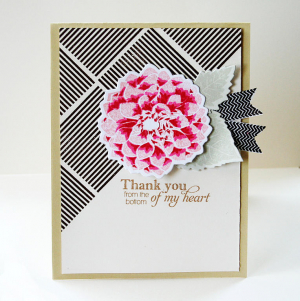 Thank You floral card