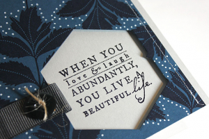 Beautiful Life Card - detail