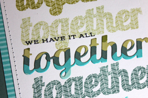 All Together Card - detail