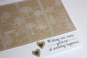 Years of Happiness Card - detail
