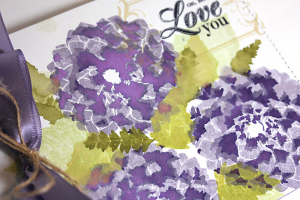 Oh, How I Love You Card - detail