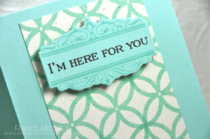 I'm Here For You detail