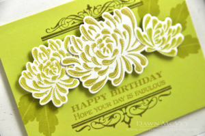 Happy Birthday detail