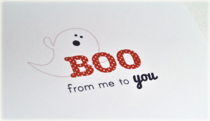 Inside of Trick or Treat card