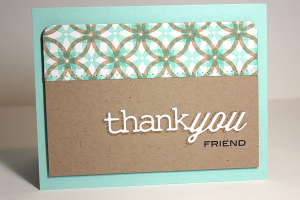 Thank You Friend Card