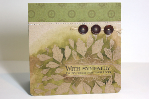 Botanical Sympathy Card