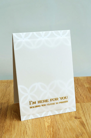 Here for You card