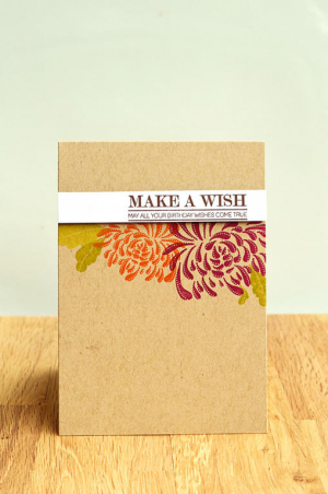 Make a Wish card