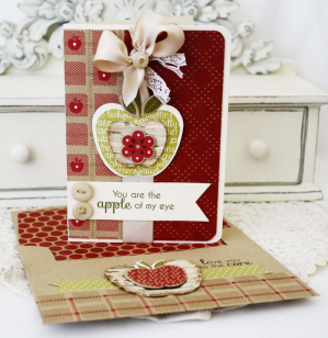 Apple of My Eye Card and Envelope