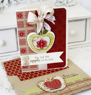 Apple of My Eye Card and Envelope