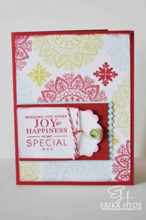 Mehndi Medallion- Wishing you Joy