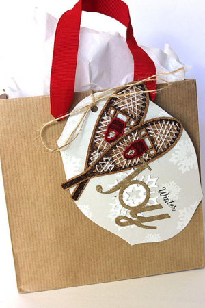 Winter Snowshoes Tag