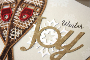 Winter Snowshoes Tag - detail