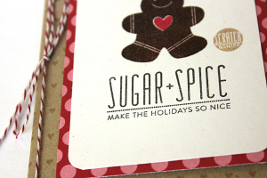 Sugar & Spice Card - detail