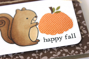 Happy Fall Pumpkin Card