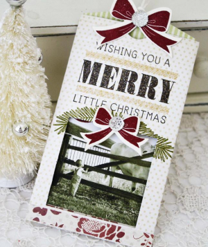 Merry Little Christmas Photo Card