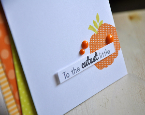 To the Cutest Little Pumpkin Card Detail