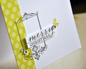 Merry Christmas Card Detail
