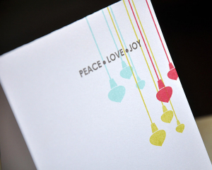 Peace Love Joy Card Detail
