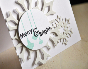 Merry & Bright Card Detail