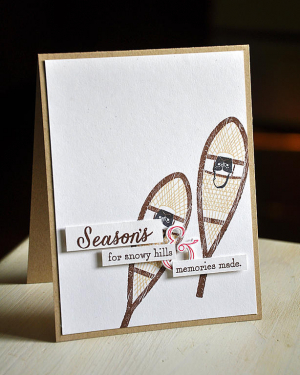 Snowy Hills & Memories Made Card