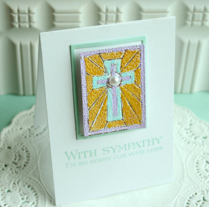 With Sympathy card