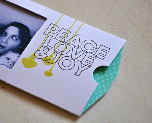 Peace Love & Joy Pocket Card Detail