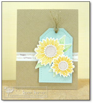 Sunflower Tag