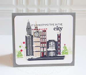 Christmas Time in the City card