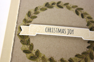 Christmas Joy Card - detail