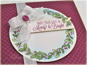 Merry and Bright Wreath detail