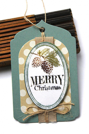 Rustic Christmas Tag