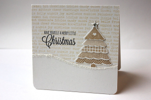 Merry Little Christmas Tree Card