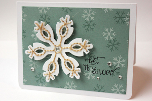 Let it Snowflake Card