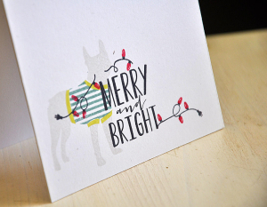 Merry & Bright Card Detail