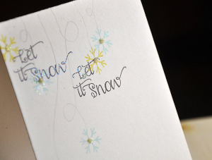 Let It Snow Card Detail