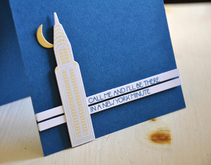 A New York Minute Card Detail
