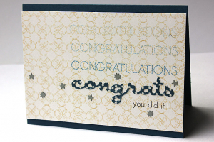 Congratulations Congrats Card