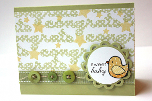 Sweet Baby Congrats Card