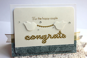 Happy Couple Congrats Card