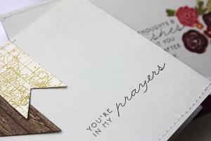 You're in My Prayers Card - detail