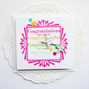 You Did It! card