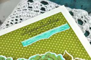 Happy Birthday detail