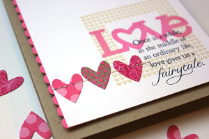 Fairytale Love Card - detail