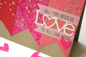 All You Need is Love Card - detail