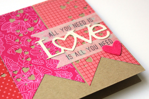 All You Need is Love Card - detail