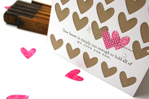 My Love For You Card - detail