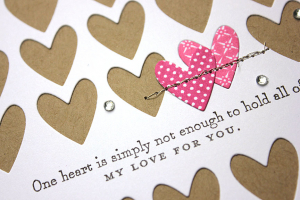 My Love For You Card - detail